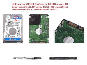 Brand New 500G WD MB Star C3 HDD Software Added W204 And Offline Coding 2014.12 Xentry DAS