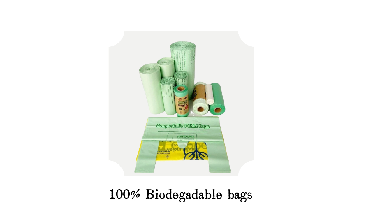 Colorful Recycled PE Garbage Bag Drawstring Trash Bag for Eco-Friendly Waste Solution