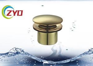 Golden Color Chrome Sink Drain Pipe Basin Faucet Pop Up Drain 1 - 1/4” Size