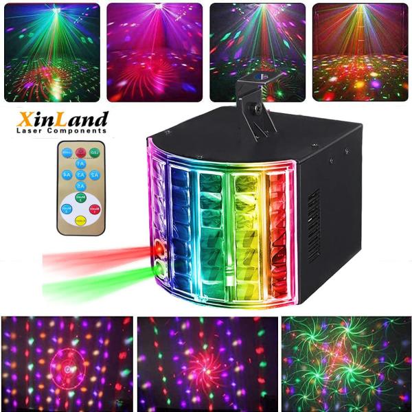 Quality LED Sound Activated DJ Laser Projector With Remote Control Colorful for sale