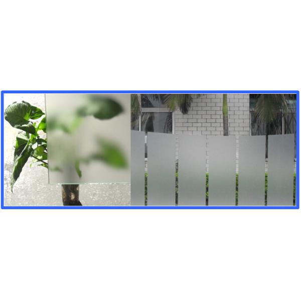 Clear Float Durable Tempered Glass , Silkscreen Frosted Tempered Shower Glass Doors
