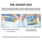 1000ML Dtf Printer No Blocking Nozzle Dtf Pigment Ink CMYK+W Environment