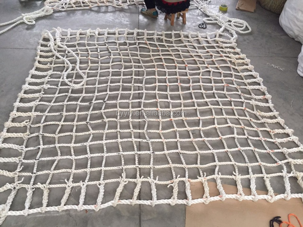 10cm*10cm Mesh Size Customized Wearable Safety Net for Cargo and Mooring