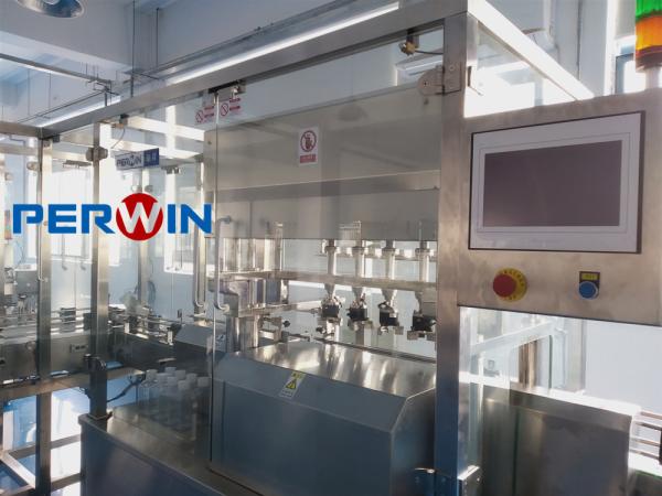 Quality Square Bottle Animal Sera Filling Machine Serum Filling Line 500ml Range for sale