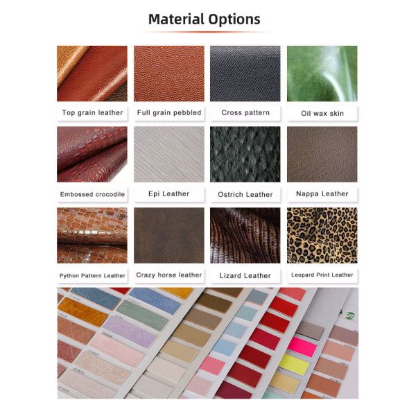Luxury Style Genuine Leather Suitcase Tags Custom Size Leather Bag Tags