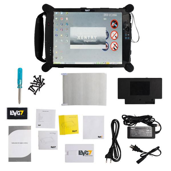 Quality EVG7 DL46 Vehicle Diagnostic Tools HDD500GB/DDR2GB Diagnostic Controller Tablet PC for sale