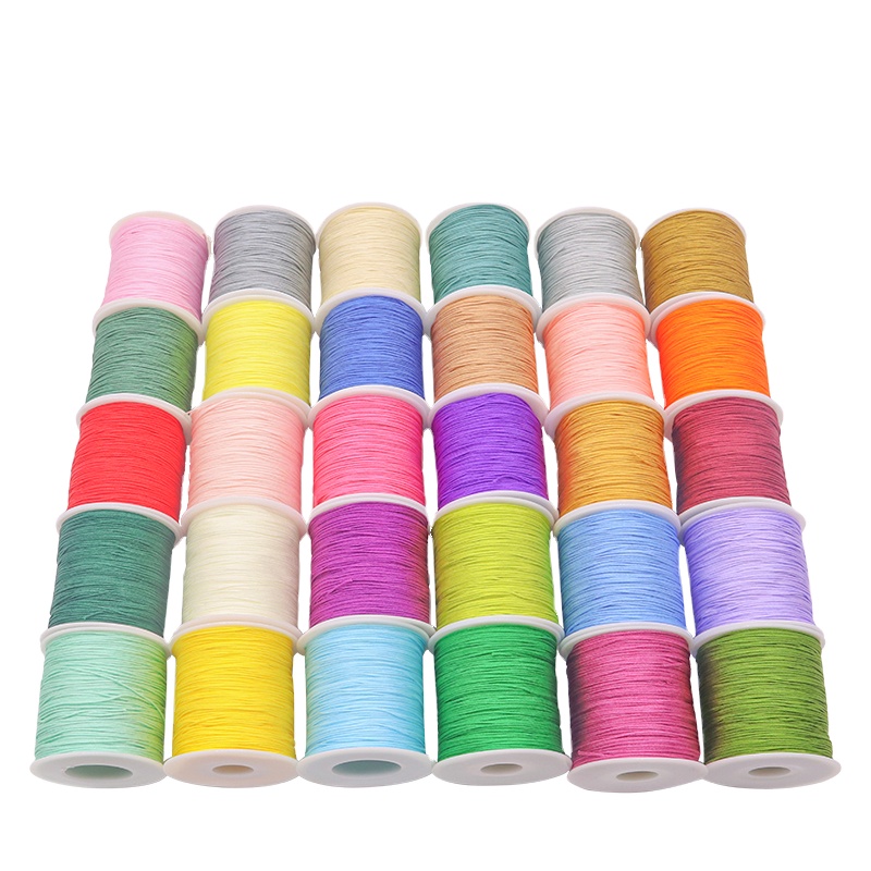 DIY Tassels Beading String Chinese Knot Cord/Rope/Thread for Macrame Cord Bracelet