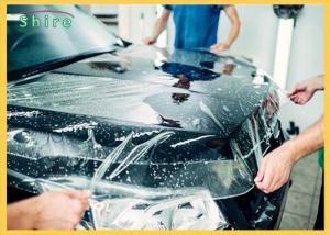 China High Glossy Clear Car Collision Wrap Film Car Body Wrap PE Material on sale