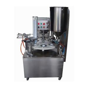 Rotary Type Automatic Liquid Cup Filling Sealing Machine Customize