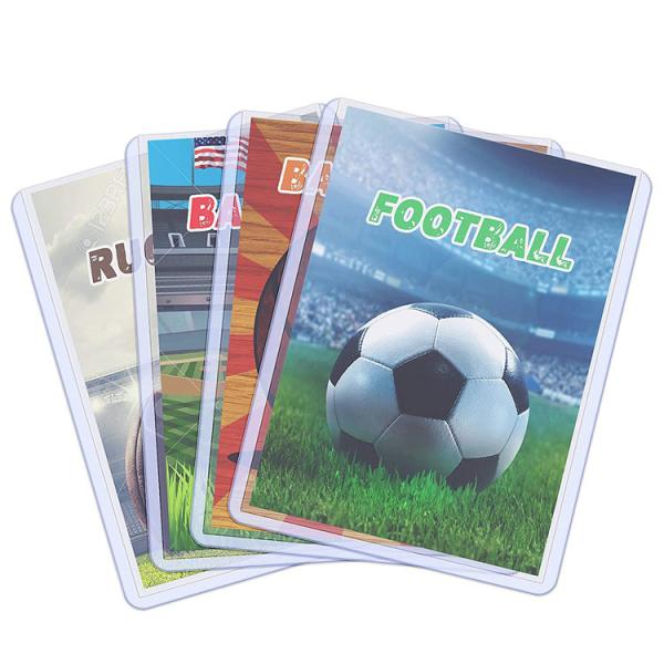 Quality Custom 75PT 100PT PVC Trading Card Sleeve 3x4 ID Card Use for sale