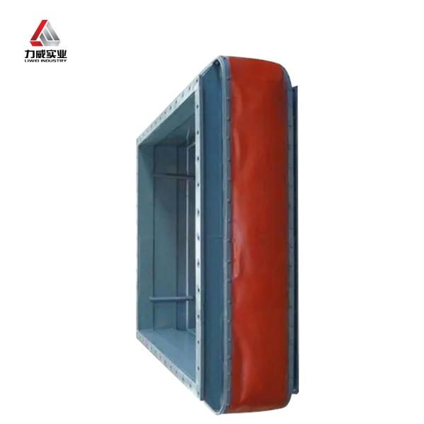 Quality Flange Fabric Non-Metallic Expansion Joints Red Rectangular SS304 for sale