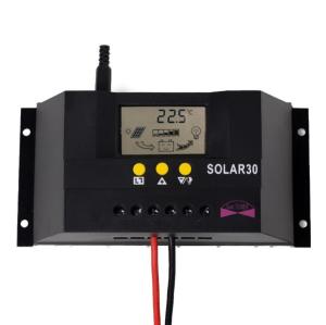 Buy cheap LCD display 30A PWM charge controller /solar regulator product