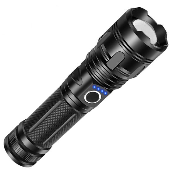 IP65 Waterproof Emergency LED Flashlight , Outdoor Zoom Emergency Rechargeable Flashlight