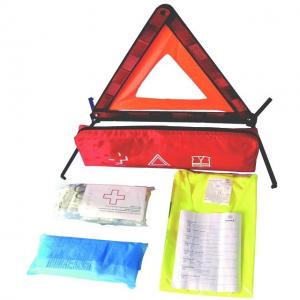 EN20471 DIN13164 Survival Vehicle First Aid Kit With Reflective Safety Vest