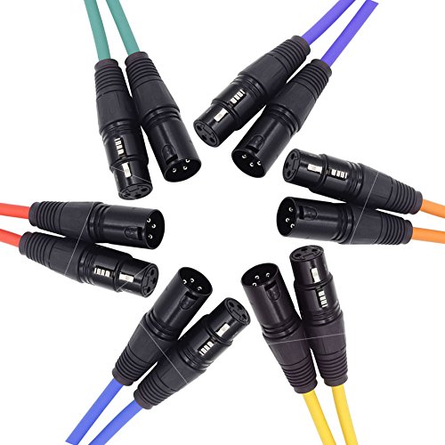 2 Meter Male to Female Balanced Snake Cord XLR Microphone Cables Cords