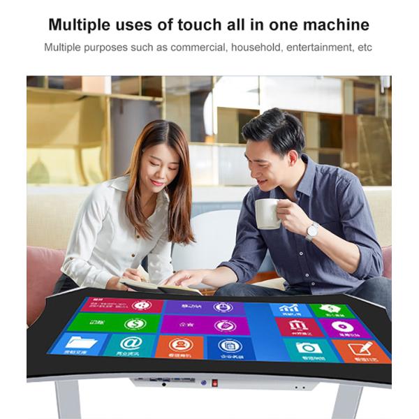 Custom Size 43 Inch Lcd Screen Table Advertising Player Multi Interactive 4K Waterproof Windows Touch Screen