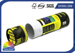China Sport Products Custom Paper Tube Packaging With Full Color Printing / Laminated on sale