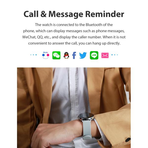 3 ATM Waterproof Bluetooth Smart Wrist Watch MTK2502 Android Sport Smart Watch