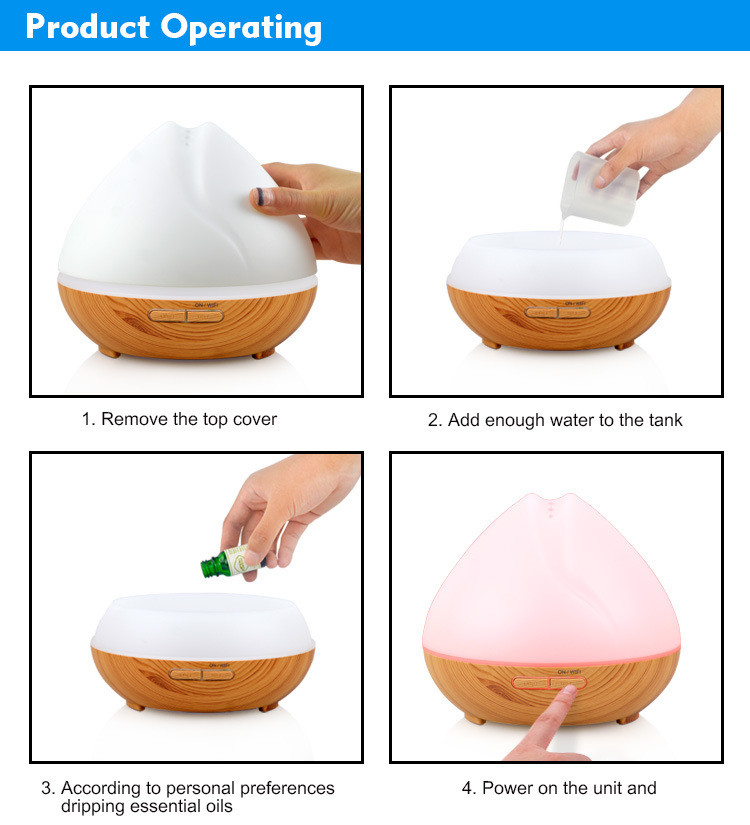 400ml Voice Control Smart WiFi Essential Oil Diffuser