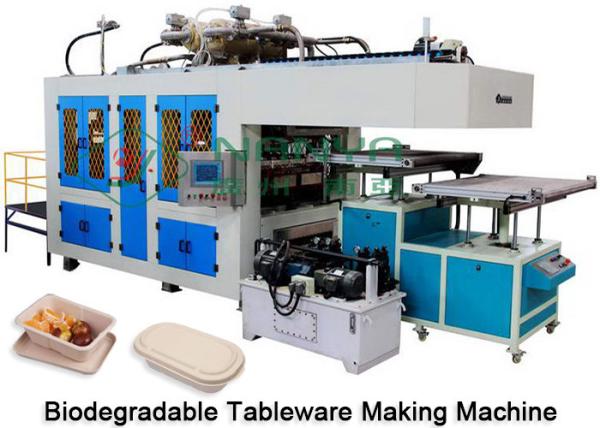 Quality Paper Plate Tableware Making Machine Dry And Cut In Mold CE Certificate for sale
