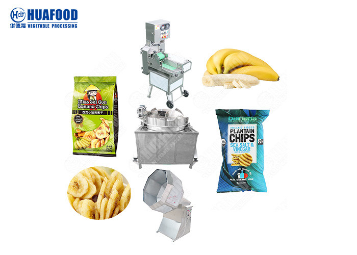 Automatic Snacks Making Machine Plantain Chips Production Line Chips Banana Machine
