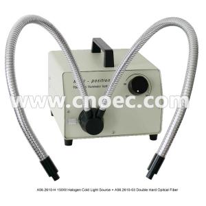 Double Light Guide 150W Halogen Cold Light Source Microscope Accessories A56.2610