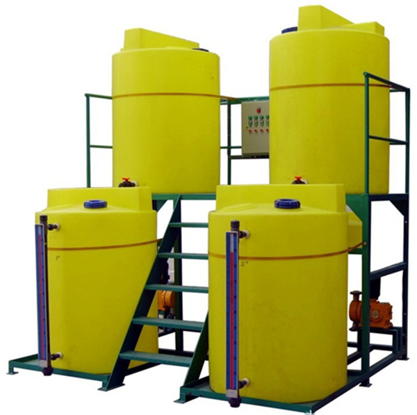 UV-Stabilised PE Plastic Chemical Tanks For Cooler Water Treatment Mc 1000l Rotomolding