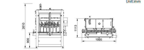 Piston Liquid Filling Machine Featuring Servo Motor Driven Filling System and PLC Control for Consistent Packaging Output