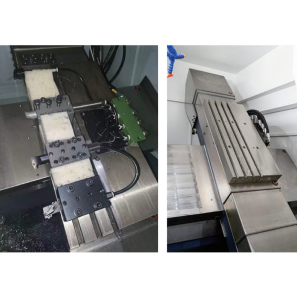 High Efficiency Gang Tool CNC Lathe H130 Processing of Small Components Turn-mill CNC Lathe