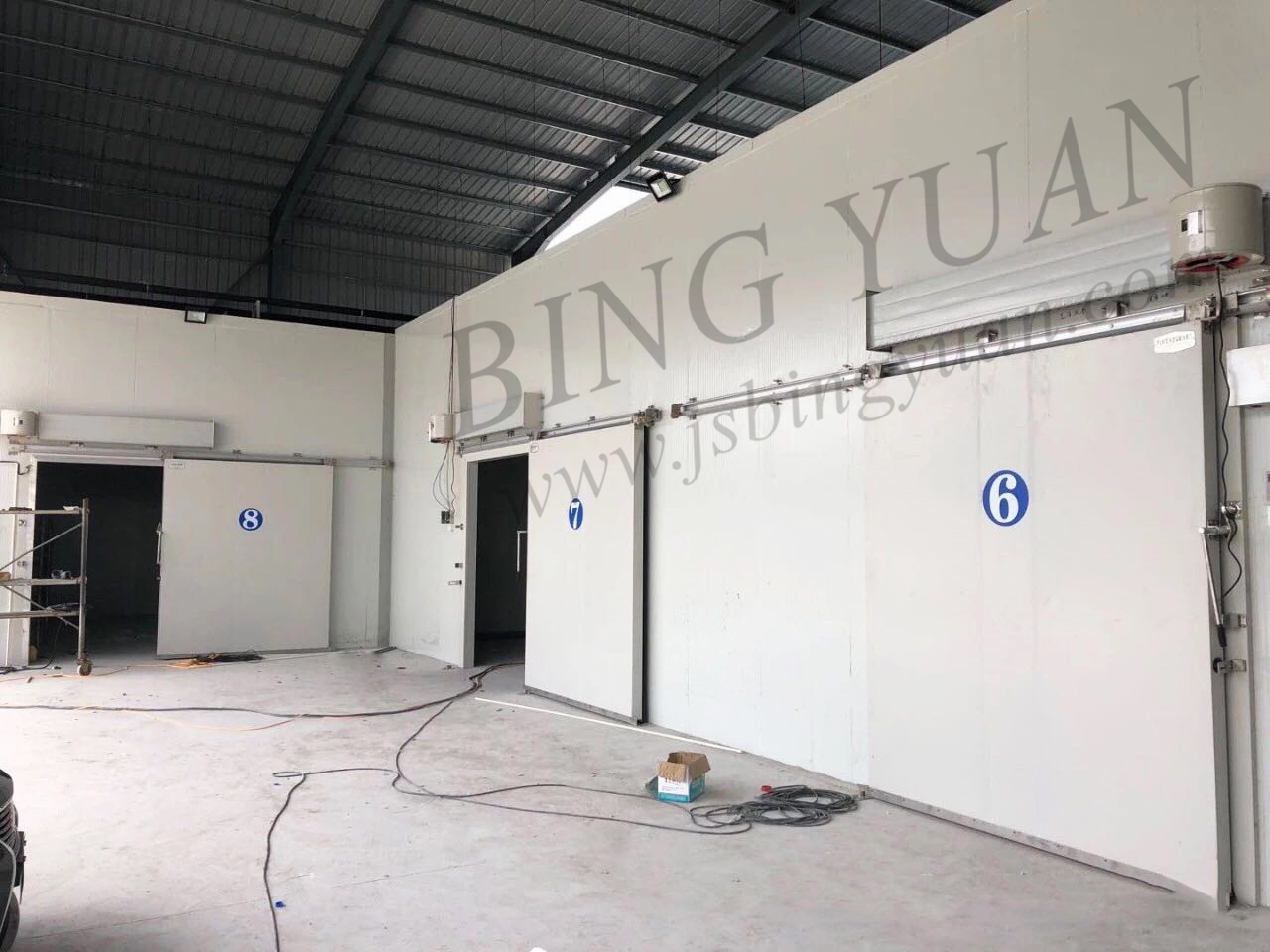 building designing price supermarket cool food meat PU modular chiller Cold Storage Room for potato