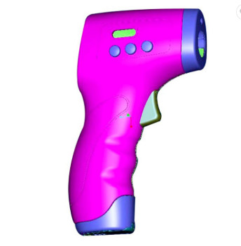 Custom plastic mold injection molding infrared electronic thermometer temperature gun shell injection mold
