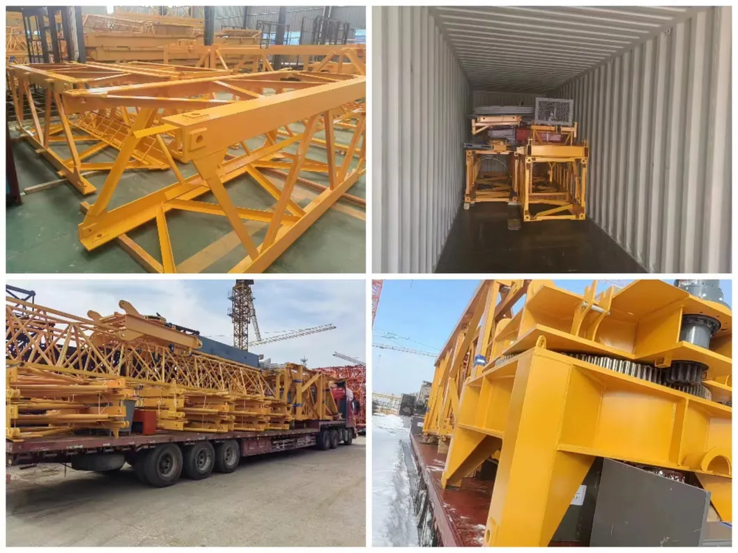 Hot Sale The Second USD Zoomlion Construction Flat-Top Tower Crane 7025 12mt with CE