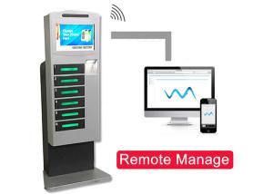 Advanced Cell Phone Charging Station Remote Manage Function Wireless Option
