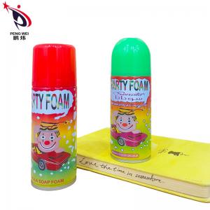 Buy cheap OEM Artificial Colored Snow Spray Foam 200ml Lemon Fragrance product