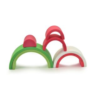 Buy cheap Rainbow Nesting Blocks Watermelon ODM Stackable Toys For 1 Year Old product