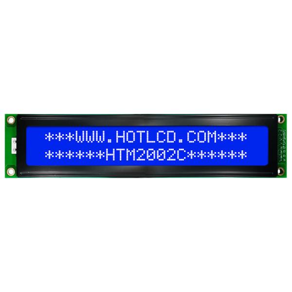 Quality Practical 20x2 LCD Character Module , Yellow Green STN LCD Module HTM2002C for sale