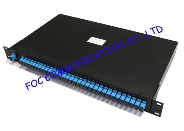 Quality Rack Mount 1 to 32 Fiber PLC Splitter for FTTH, High Return Loss for sale