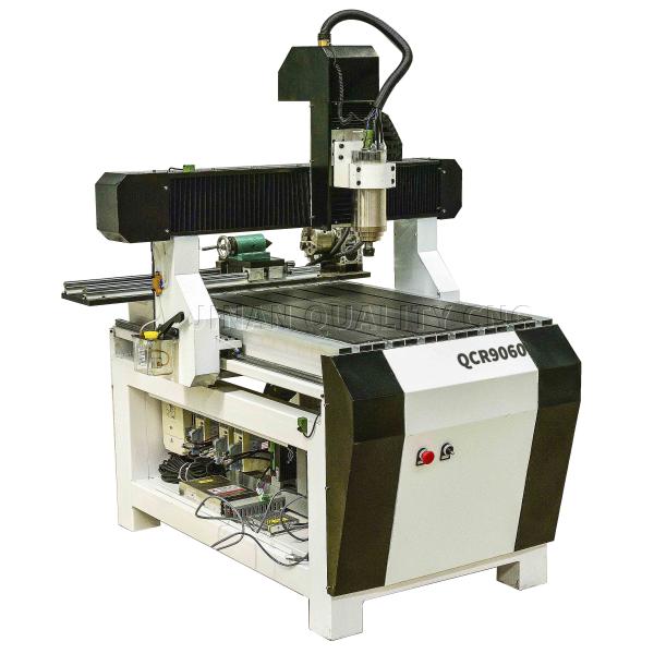 4th Rotary Axis Hobby CNC Router Machine For Aluminum Wood MDF 6090