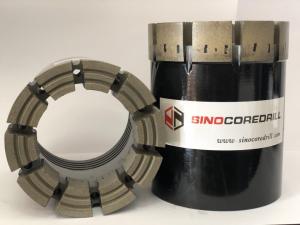 China HQ3 Face Discharge Diamond Tipped Drill Bit Soft To Hard Formations on sale