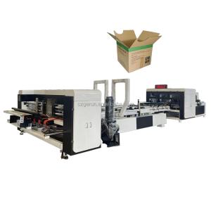 Buy cheap Box Carton Folding And Gluing Machine Folder Gluer product
