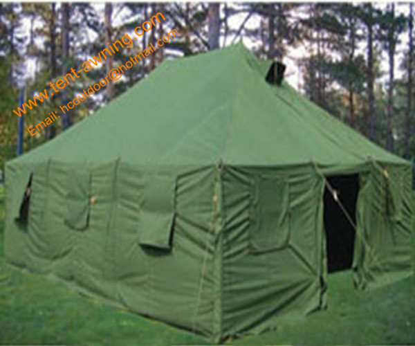 Pole-style Galvanized Steel Waterproof Canvas Army Military Tent