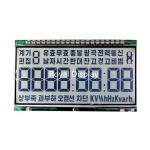 Custom Digit Segment Odometer VA Transparent LCD Screen Display White LED