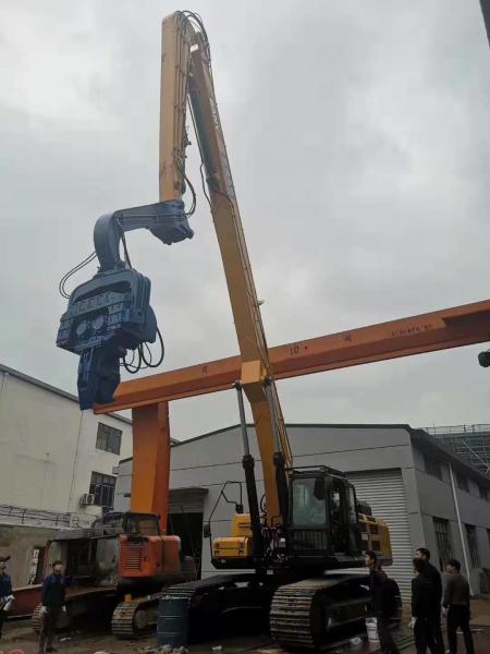 Quality Multifunctional Sheet Pile Driving Machine Silence Operation Easy Maintenance for sale