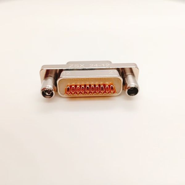 Close-up view of J30J-21TJS connector