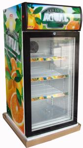 China 80L Saving - Energy Sinlge Door Mini Display Fridge / Countertop Commercial Dispay Fridge on sale