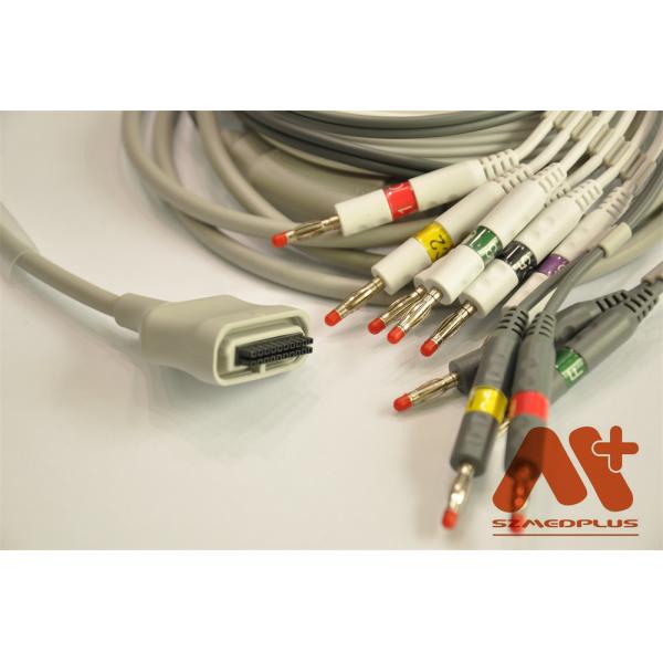 Edan SE 15-15 EKG Cable,IEC,Banana 4.0