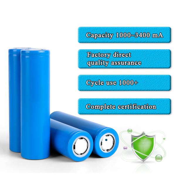 Quality 18650 Lithium Rechargeable Battery LiFePO4 3 7v Li Ion Battery for sale
