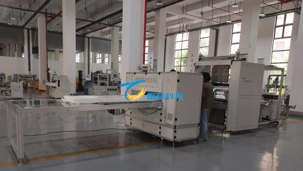 Quality CNC Glass Fiber Pleating Machine High Precision Paper Pleating Production Line Customized for sale