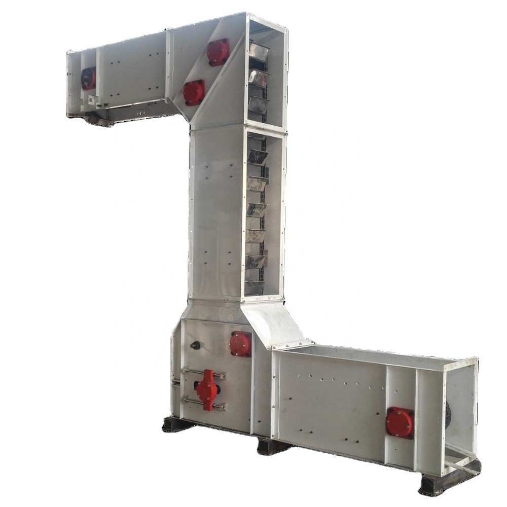 Multi Point Feeding Continuous Bucket Elevator Machine For Bulk Goods