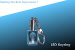 crystal led keychain/crystal keyring/crystal rectangle keyring/rectangular key